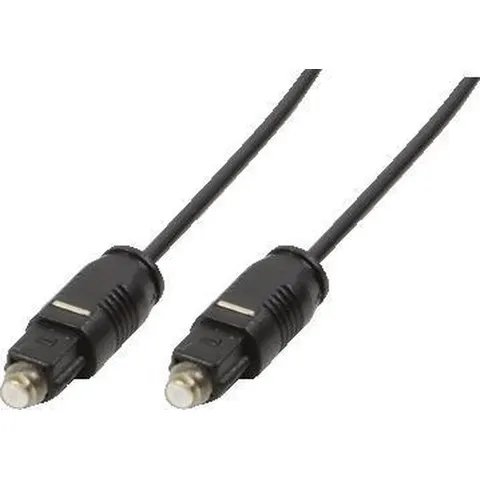 LogiLink Toslink - Toslink, 5m audio kabel Zwart – afbeelding 2