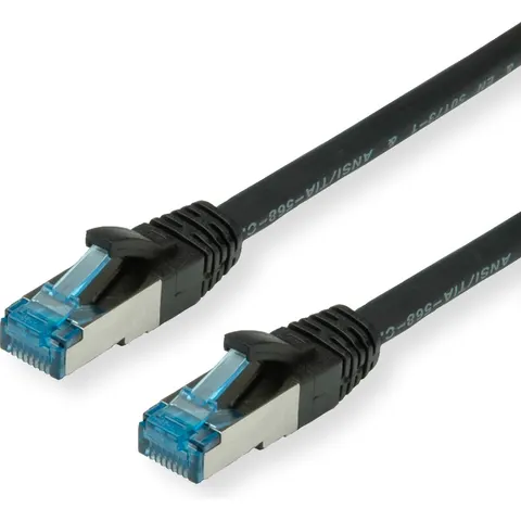 VALUE Patchkabel Kat.6A (Class EA) S/FTP (PiMF), LSOH, zwart, 3 m – afbeelding 2