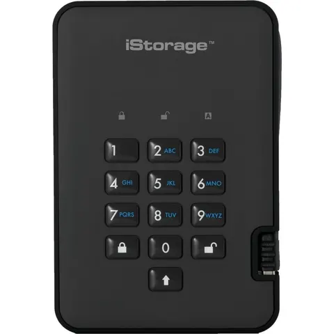 iStorage diskAshur2 SSD - externe harde schijf - 2 TB - SSD - Cijfercode - Zwart – afbeelding 2