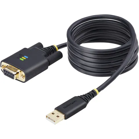 StarTech.com 2m USB naar Null Modem Adapter/Converter Kabel, COM Retention, FTDI, USB-A naar DB9 RS232, Verwisselbare DB9 Schroeven/Moeren, ESD Besherming, Wind – afbeelding 2