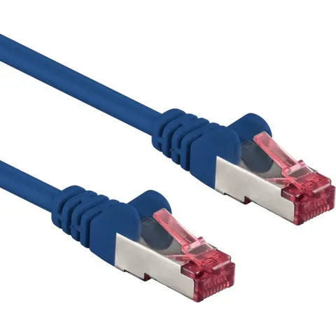 Patchkabel cat6A S/FTP PIMF blau 1m – afbeelding 2