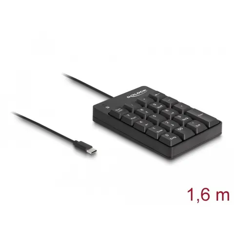 Delock USB Type-C™ Keypad 19 keys black – afbeelding 2