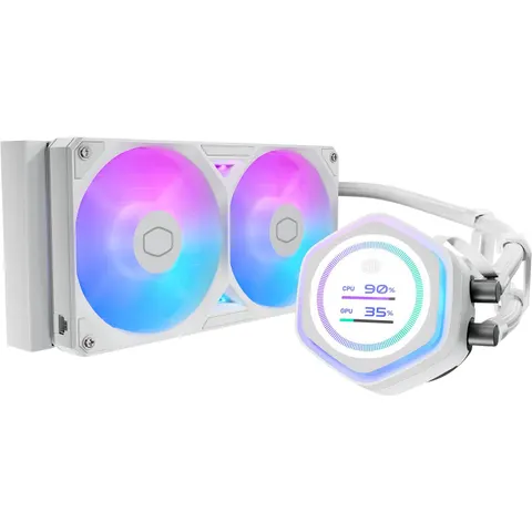 Cooler Master MasterLiquid Atmos II LCD - Wit – afbeelding 2