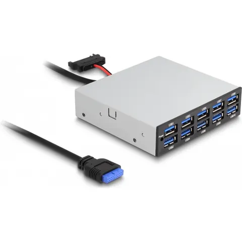 Delock 3.5″ USB 5 Gbps Front Panel 10 x USB Type-A – afbeelding 2