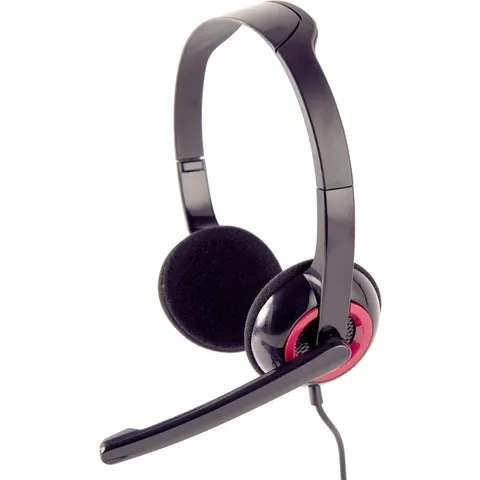 Headset zwart-rood – afbeelding 2
