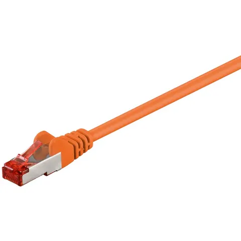 Goobay CAT 6 Patch Cable, S/FTP (PiMF), orange 5 m – afbeelding 2