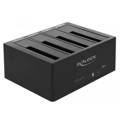 Delock SuperSpeed USB 5 Gbps Docking Station for 4 x SATA HDD / SSD with Clone Function – afbeelding 2