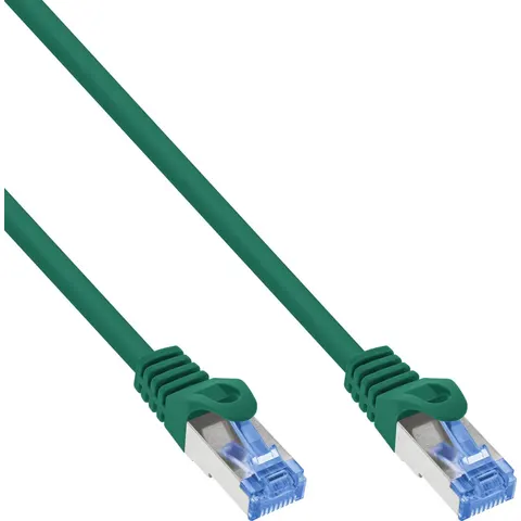 InLine® patchkabel, Cat.6A, S/FTP, TPE (LSZH), CCA, groen, 3m – afbeelding 2