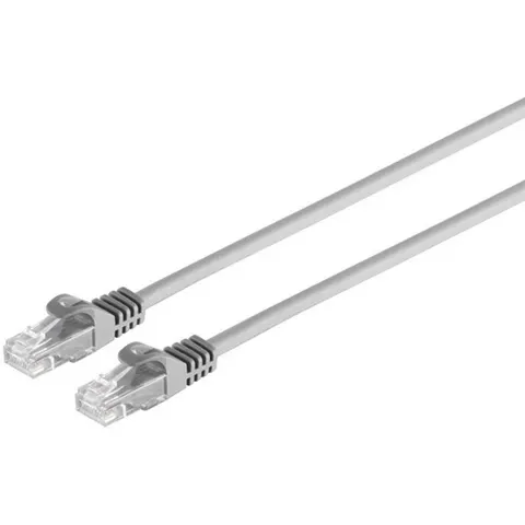 RJ45 Patchkabel CAT 7 Rohkabel U/UTP grau 1m – afbeelding 2