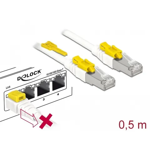 Delock Cable RJ45 Secure Cat.6A 0.5 m – afbeelding 2