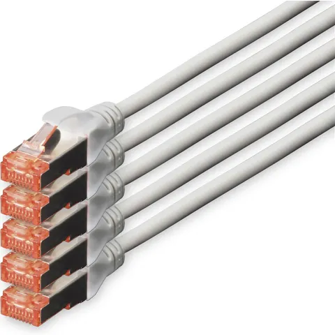 CAT6 sFTP kabel 7 meter Grijs – afbeelding 2