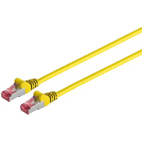 Patchkabel cat6A S/FTP PIMF Halogenfrei gelb 20m – afbeelding 2
