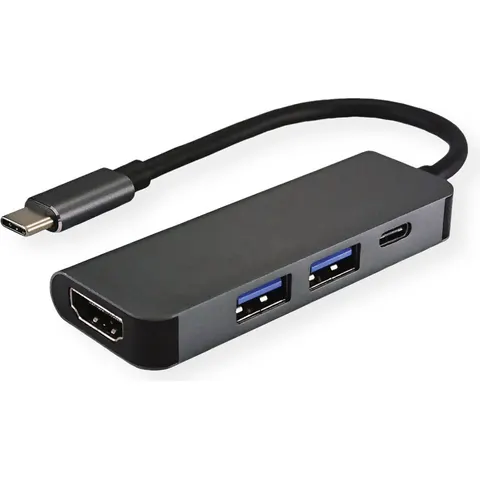 VALUE USB-C dockingstation, HDMI 4K, 2x USB Type A + Type C PD – afbeelding 2