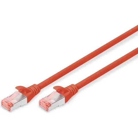 CAT6 sFTP kabel 10 meter Rood – afbeelding 2
