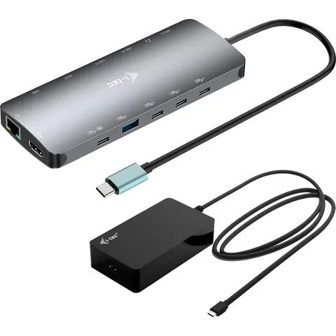 Hub USB i-Tec C31NANOTRIPLED140 Grijs – afbeelding 2