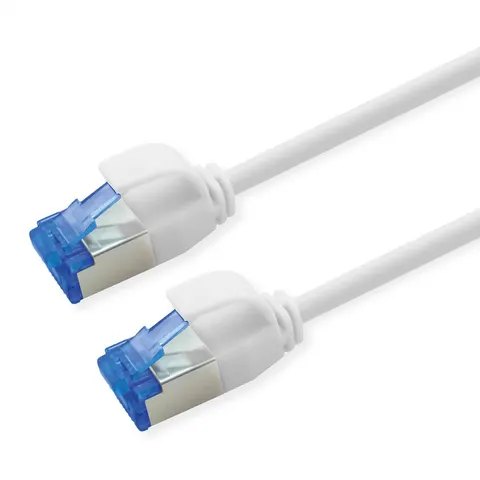 ROLINE Patchkabel Kat.6A (Class EA) S/FTP (PiMF) , LSOH, PoE, wit, 5 m – afbeelding 2