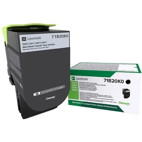 Toner Lexmark 71B20K0 Black – afbeelding 2
