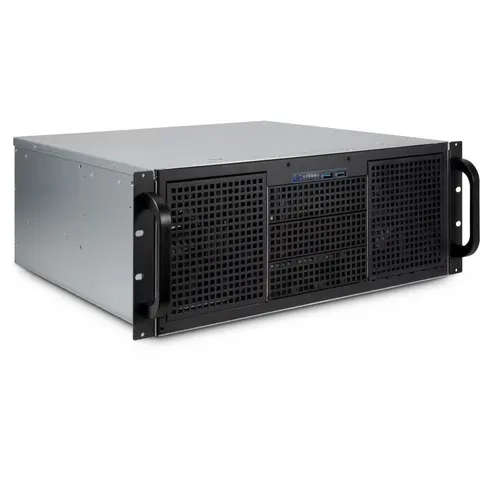 Inter-Tech 4U 40240 Rek Zwart, Grijs – afbeelding 2