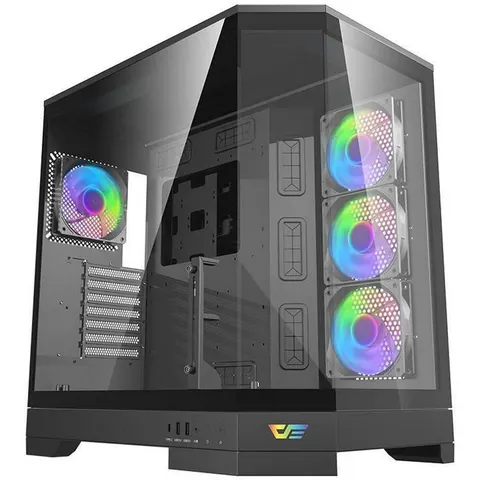 Darkflash - DQX90 Black - Computerkast – afbeelding 2
