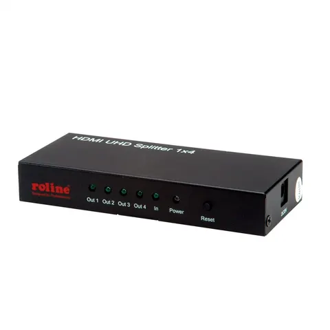 ROLINE 4K HDMI Video-Splitter, 4-voudig – afbeelding 2