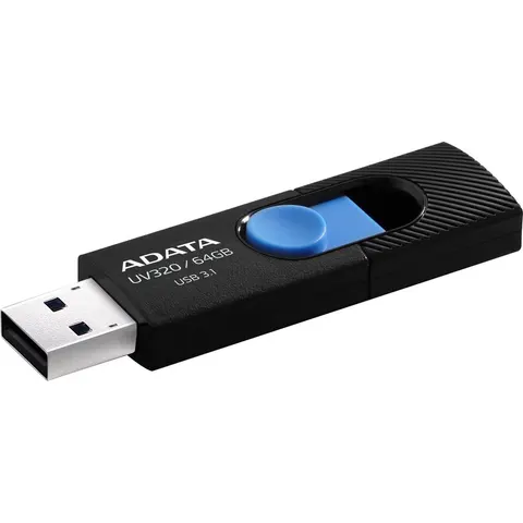 Adata Usb 3.0 Uv320 64Gb Black/Blue – afbeelding 2