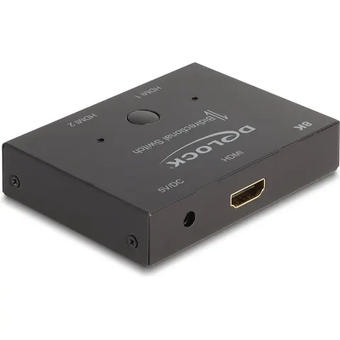 Delock HDMI 2 - 1 Switch bidirectional 8K 60 Hz – afbeelding 2