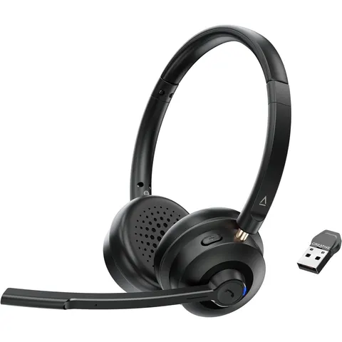 Headphones Creative Technology 51EF1290AA000 Black – afbeelding 2