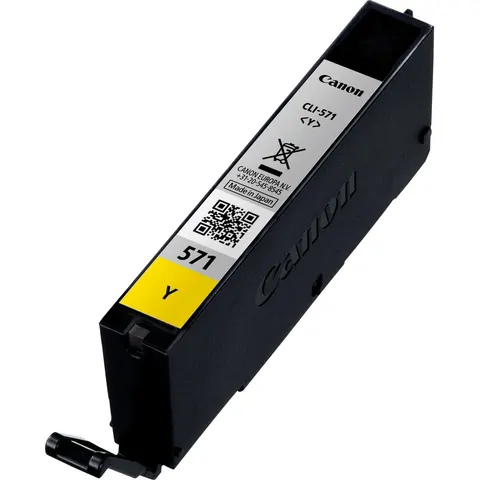 Inktcartridge Canon CLI-571 geel – afbeelding 2