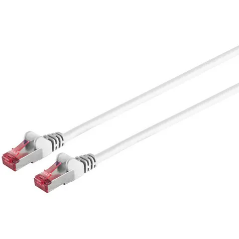 Patchkabel cat6A S/FTP PIMF Halogenfrei weiß 3m – afbeelding 2
