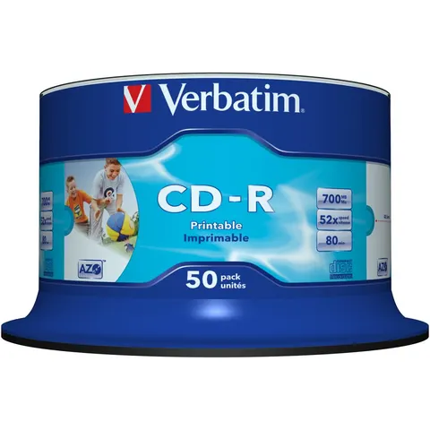 Verbatim DataLifePlus - Printable - CD-R - 52x 700 MB – afbeelding 2
