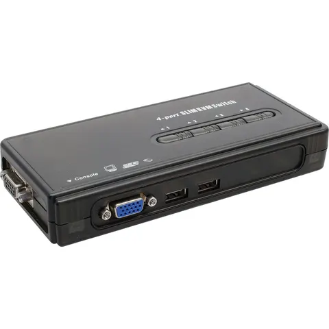 InLine® 4-Poorts KVM Switch, VGA, USB – afbeelding 2