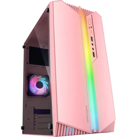 Mars Gaming MC-S1 Mini Tower Roze – afbeelding 2