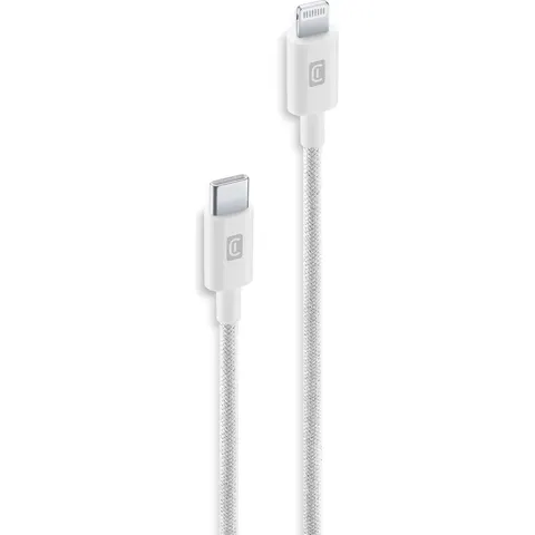 Cellularline USBDATABRCTOL15W Lightning-kabel 2,5 m Wit – afbeelding 2