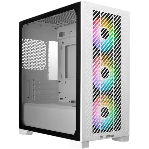 Cooler Master Elite 301 White Mini Tower Wit – afbeelding 2