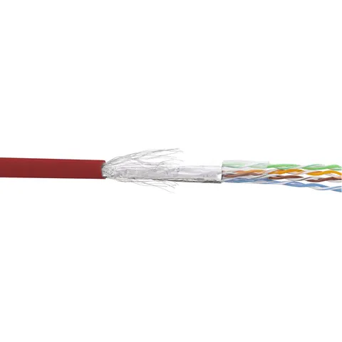 InLine® Patchkabel Cat.5e, rot, SF/UTP, AWG26, PVC, 100m – afbeelding 2