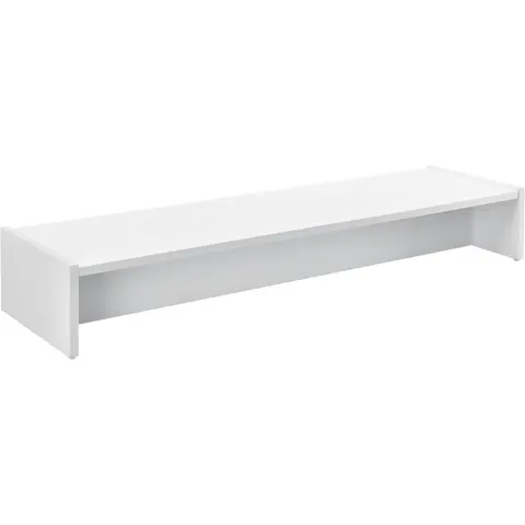 Monitorstandaard verhoger 100x27x15 cm wit – afbeelding 2