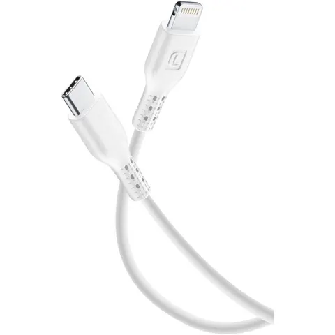 Cellularline - Usb-C To Lightning 120Cm Kabel Tablet, Wit – afbeelding 2