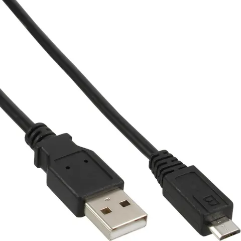 InLine Micro-USB 2.0 kabel USB A naar Micro-USB B 1m – afbeelding 2