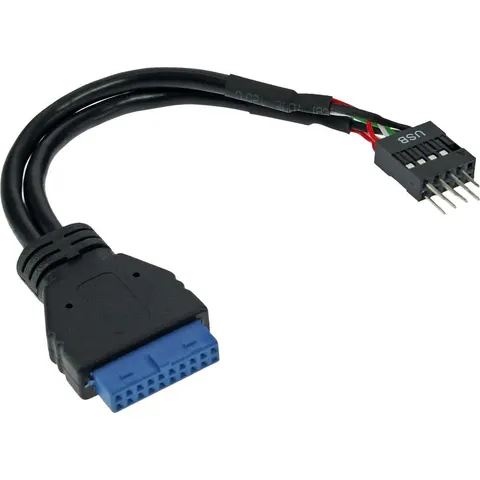 Pin Header USB2.0 - USB3.0 adapter - 0,15 meter – afbeelding 2
