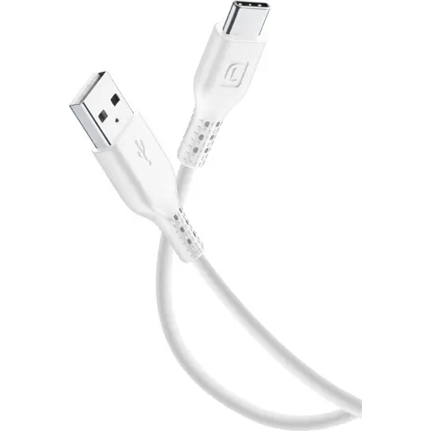 Cellularline - Usb kabel, usb-a naar usb-c 1,2m tablet, wit – afbeelding 2