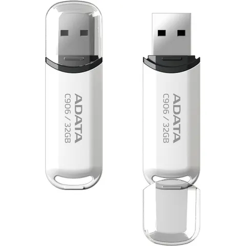 ADATA Classic USB 2.0 C906 - USB-stick - 32 GB Wit – afbeelding 2