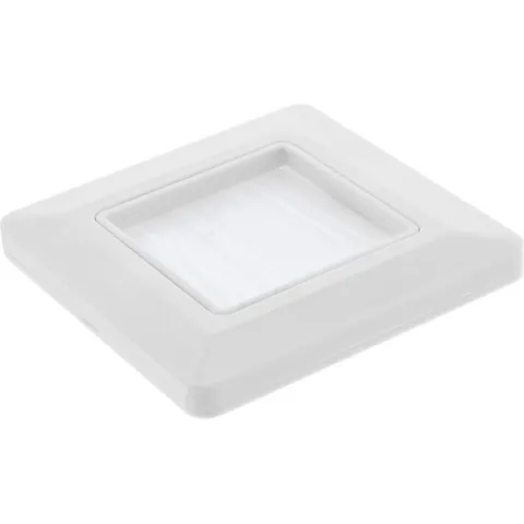 InLine® frame met borstelrooster, voor TV, wit RAL9010 – afbeelding 2