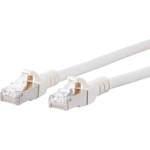 BTR NETCOM - Cat6A netwerkkabel - Wit - 1 meter – afbeelding 2