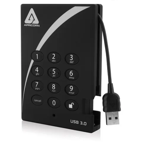 Apricorn Padlock 1TB USB 3.0 – afbeelding 2