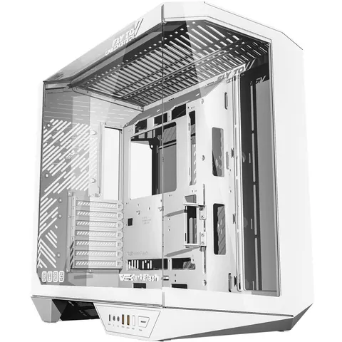 Darkflash Computerbehuizing Met Ventilatoren 4X Led Wit Voor Pc Gamers – afbeelding 2