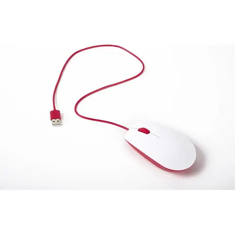 Raspberry Pi muis wit/roze – afbeelding 2