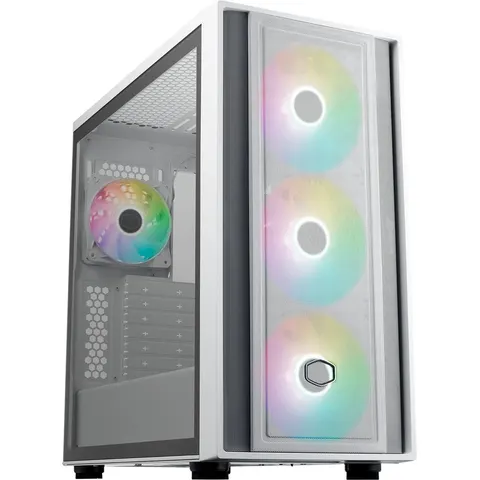Cooler Master MasterBox 600 White Desktop Wit – afbeelding 2
