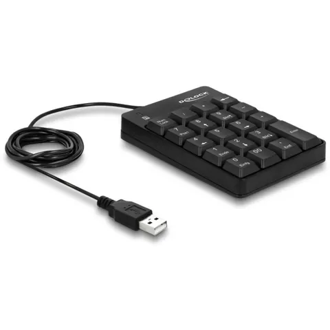 Delock USB Keypad 19 keys black – afbeelding 2