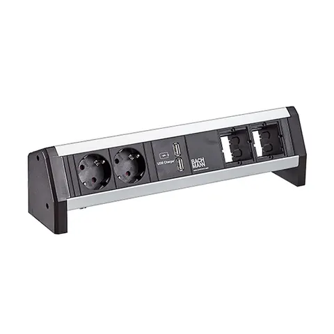 BACHMANN BUREAU 2xCEE7/3 1xUSB Oplader en 2 x Custom module – afbeelding 2