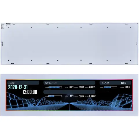 Lian Li 8.8" Universal Screen, Wit – afbeelding 2